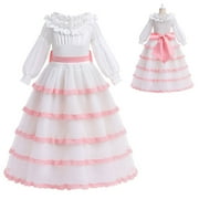 SUEE Girls Mermaid Costume Princess Dress Ariel Cosplay Halloween Outfits 3-10 Years